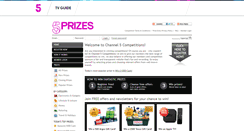 Desktop Screenshot of competitions.channel5.com